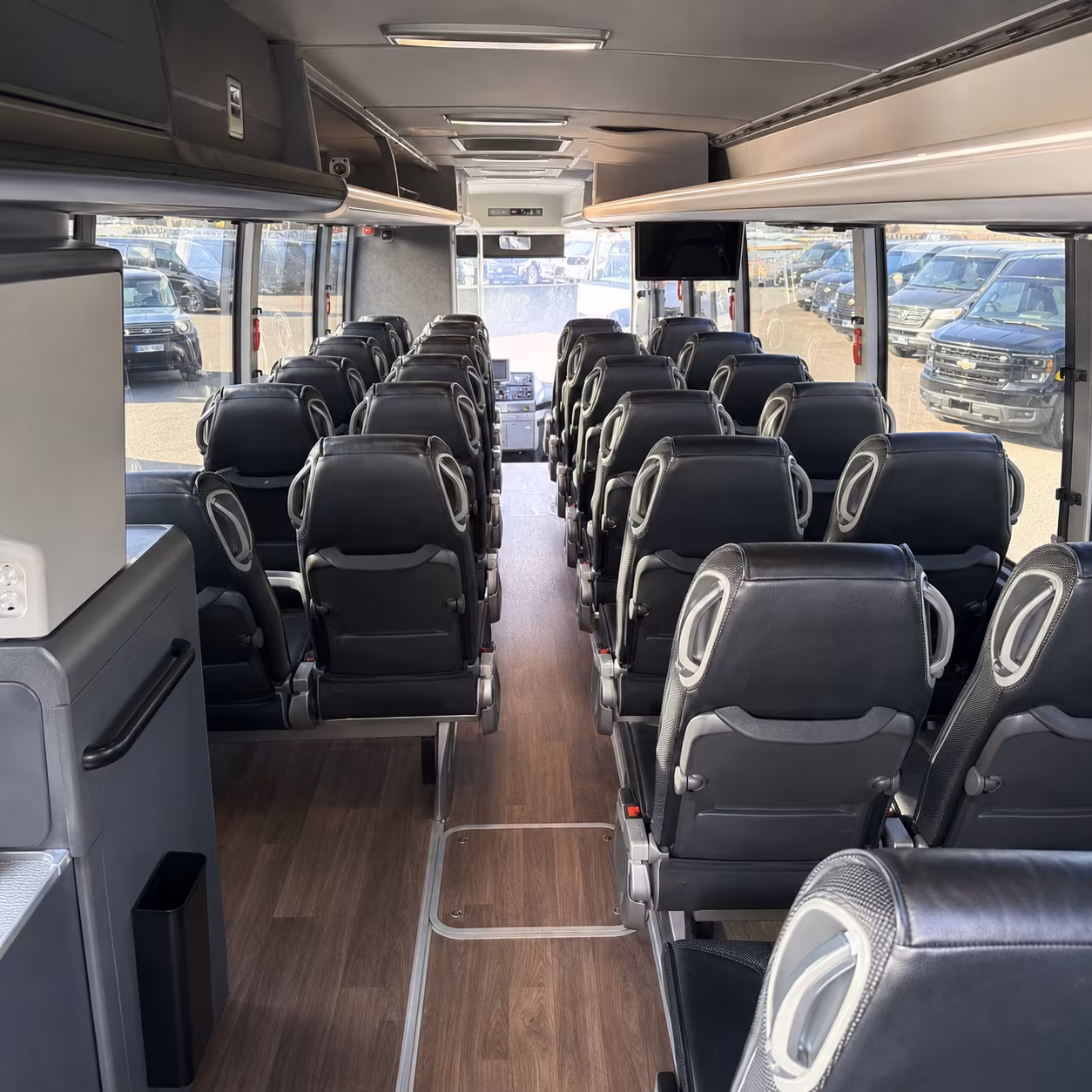 pleasanton religious group transportation onboard seating