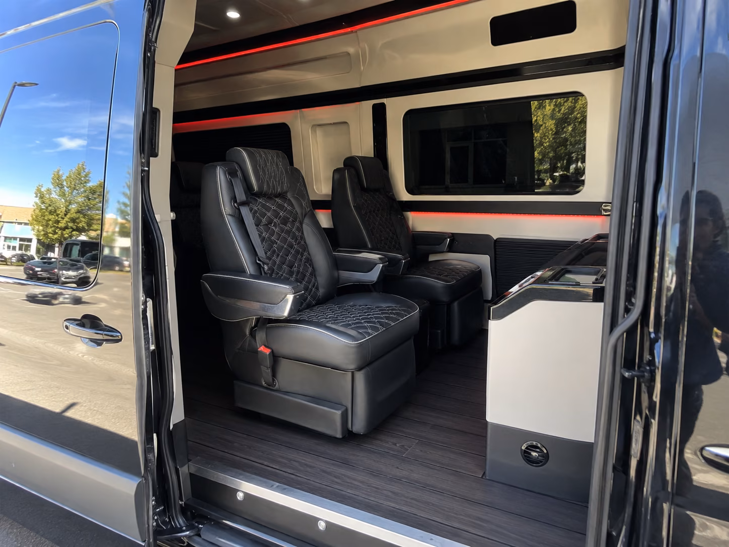 pleasanton wine tour brewery transportation onboard seating